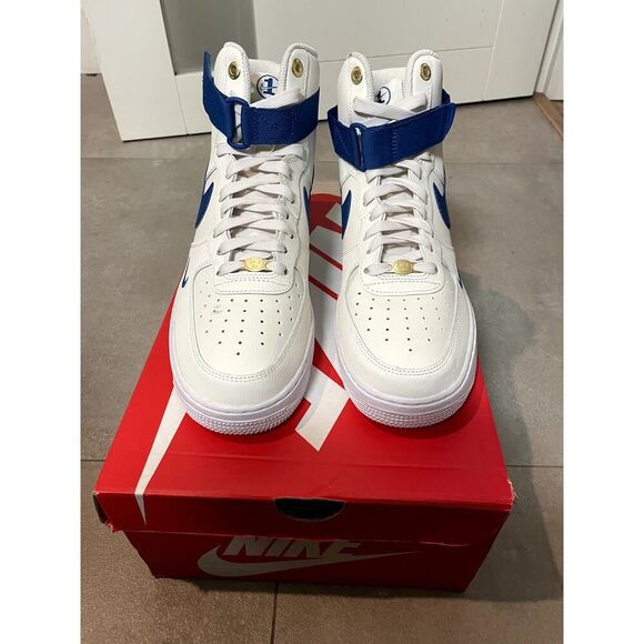 Nike Women’s - Air Force One - Hightop - 40th Anniversary - Sail Blue - Size 11 - Picture 2 of 7